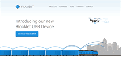 Desktop Screenshot of filament.com