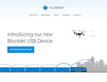 Tablet Screenshot of filament.com